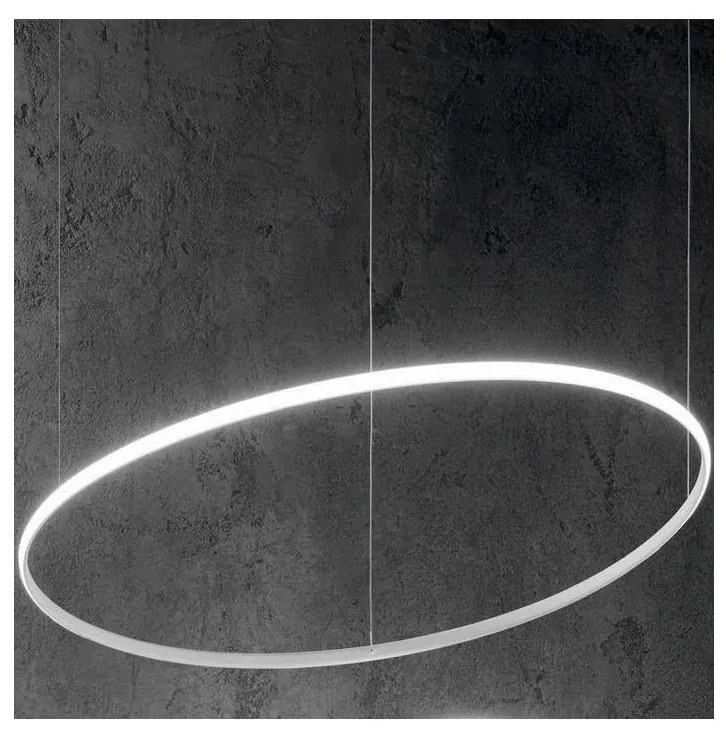 Ideal Lux - LED Пендел HULAHOOP LED/46W/230V 3000K Ø 100 см бял