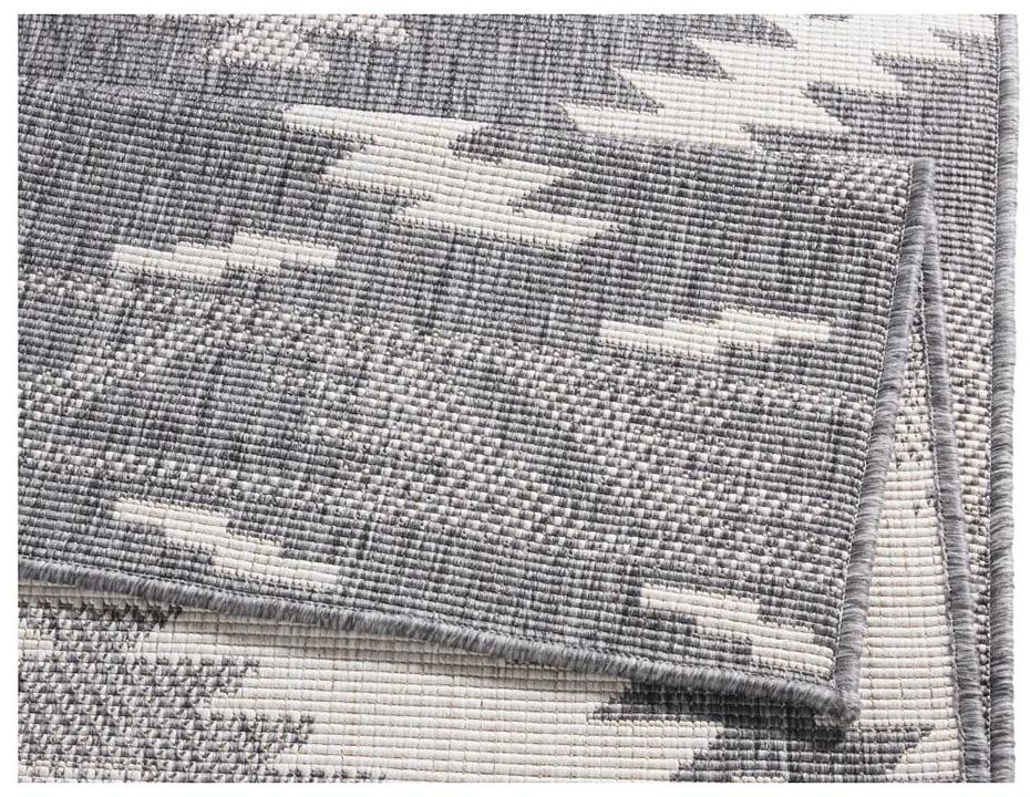 Сив и кремав килим на открито , 150 x 80 cm Malibu - NORTHRUGS
