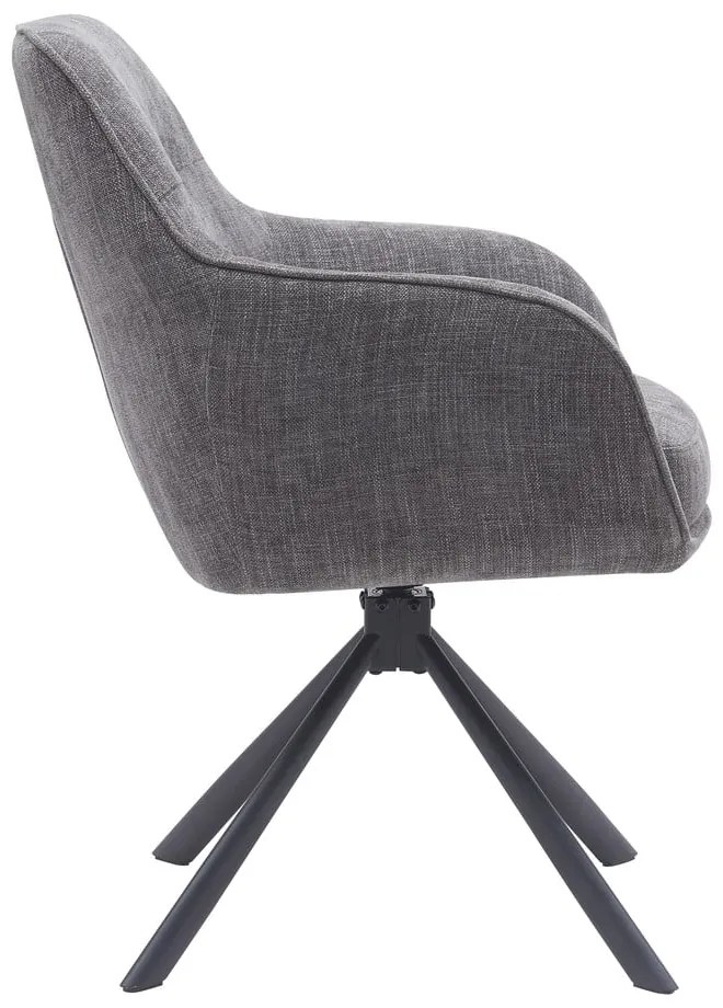 Сиви тапицирани трапезни столове в комплект 2 бр. Avola – Unique Furniture