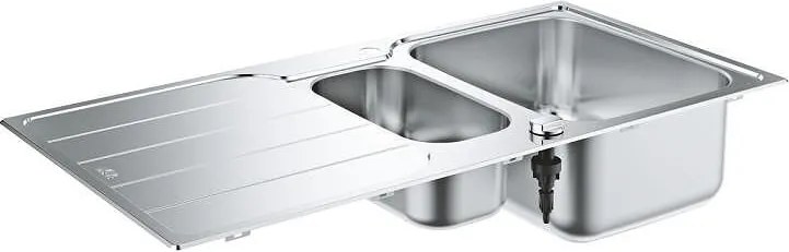 Кухненски умивалник с две купи, K500, 97 x 50 cm