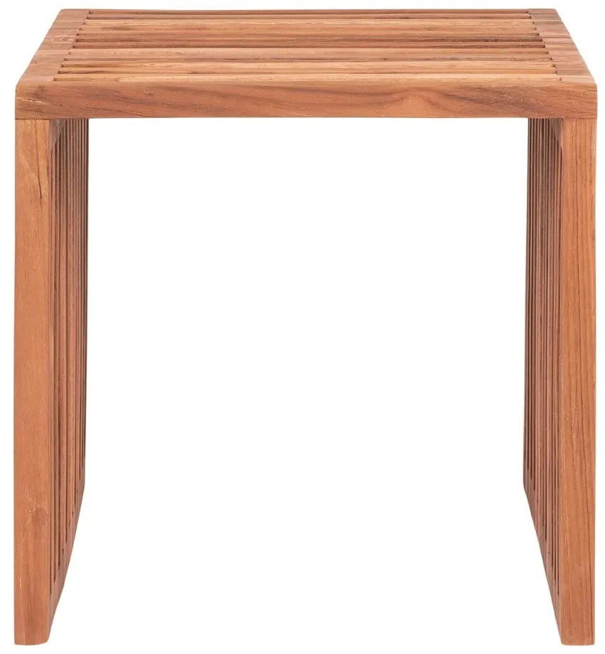 Странична маса от тиково дърво 40x40 cm Pego - House Nordic