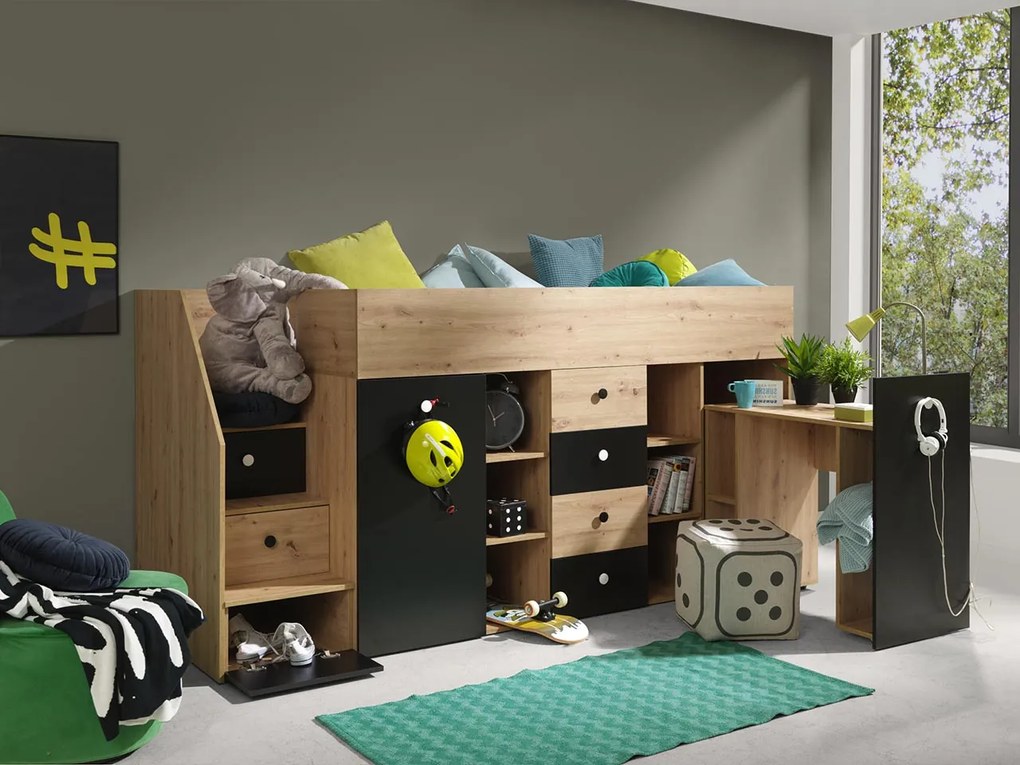 Многофункционално легло Smart III-Left-Mauro