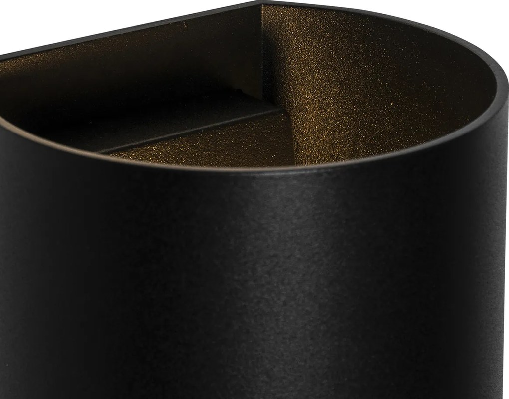 Интелигентна стенна лампа черна с Wi-Fi G9 - Sabbio