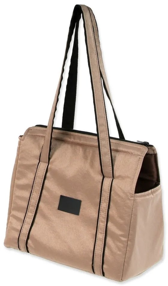 Чанта за транспортиране за куче в златист цвят Dog Fantasy Platinum – Plaček Pet Products