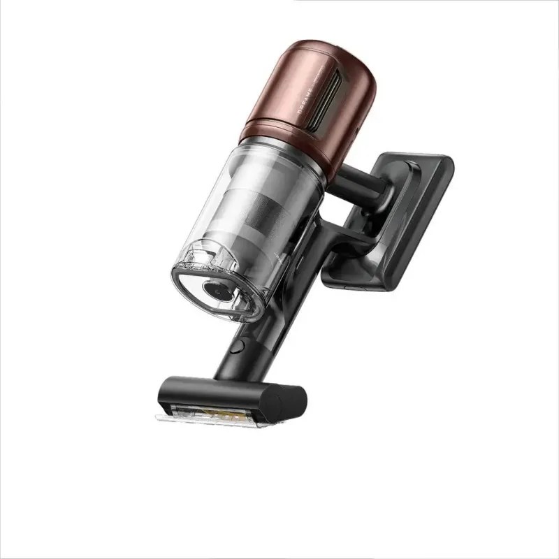 Вертикална прахосмукачка Dreame Essential V30 VVV17B, 880W, 30000 Pa, 90 мин, 0.6 л, HEPA H14, OmniX™ 2.0, Разпознаване на замърсявания, Сгъваема, Черен/бронз