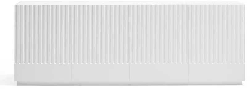 Бял скрин с чекмеджета , ширина 200 cm Doric - Teulat