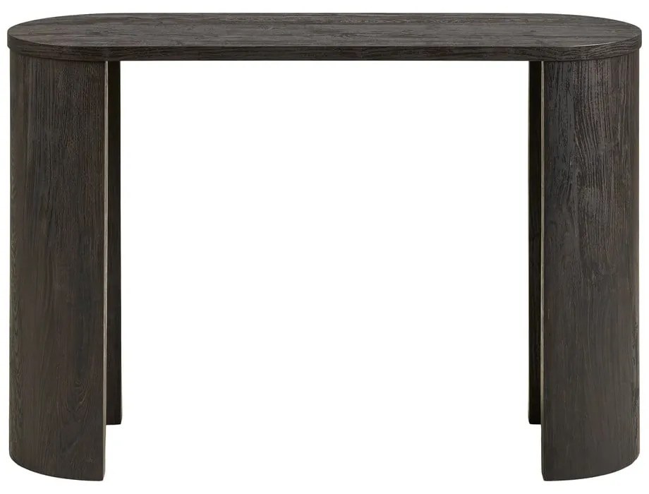Тъмнокафява конзолна маса от декор от дъб 38x114 cm Bibione – House Nordic