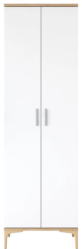 Многофункционален шкаф JE102, цвят Орех Бял