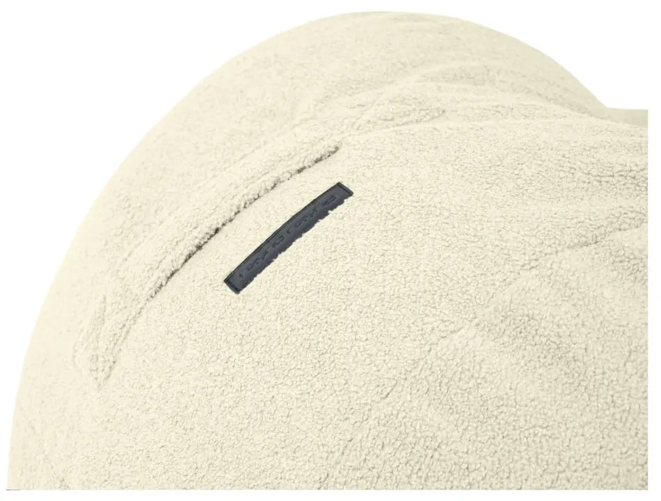 Кафяв детски пуф от букле Roll 80 – SLOWDOWN