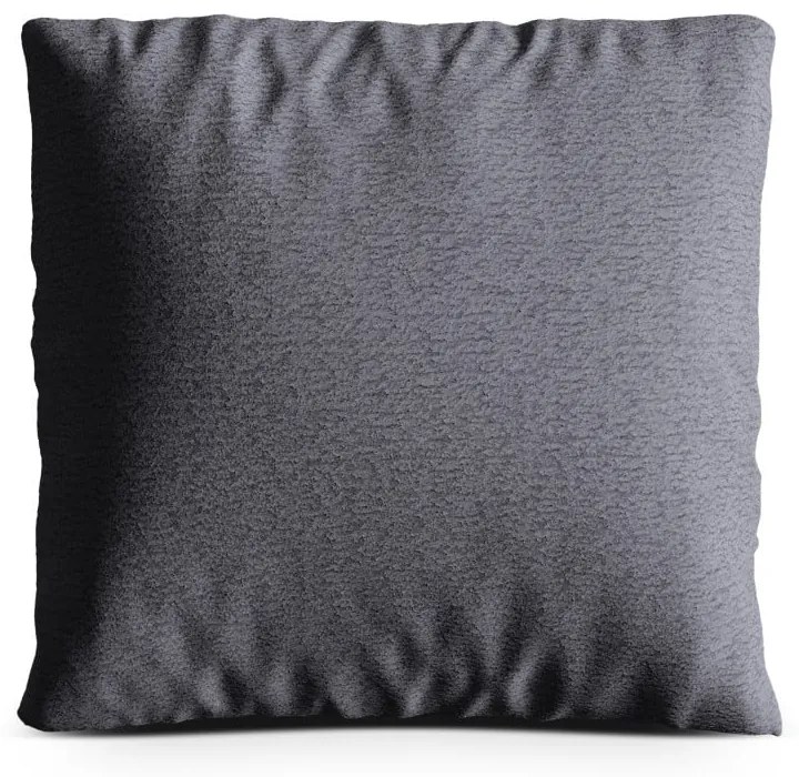 Тъмносива възглавница за диван от прежда с примки от букле Kemi – Cosmopolitan Design