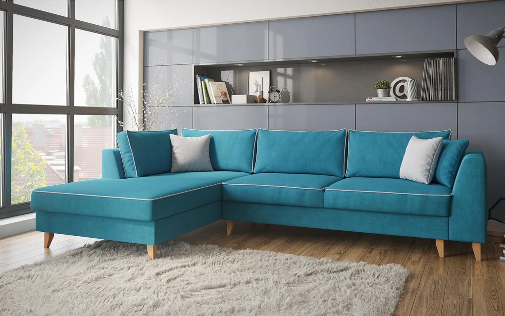 Разтегателен ъглов диван Болоня