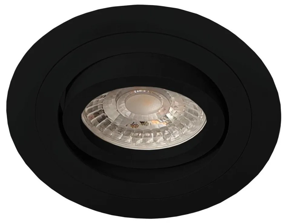 Brosline 3024 - Вградено осветително тяло TOCHI 1xGU10/10W/230V черно