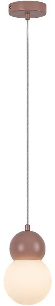 Rabalux 72280 - Пендел GELLIA 1xG9/38W/230V розов