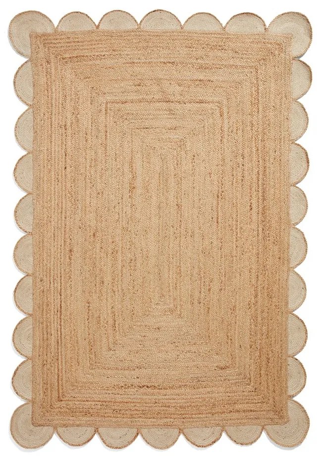 Ютен килим в естествен цвят 160x230 cm Savannah Jute – Think Rugs