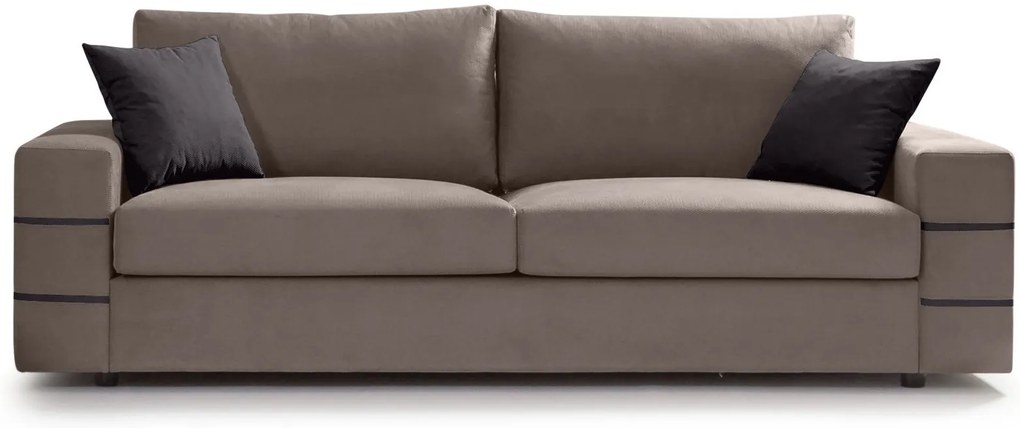 Триместен диван Holmes-Mocca