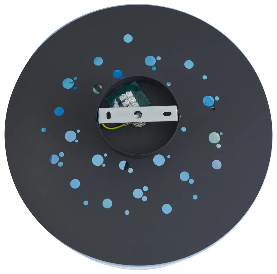 Детска таванна лампа синя с Bulby - Harrie meets Bulby