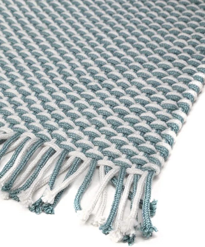 Килим Anisotropic-Бял-Син-160 x 230 см.