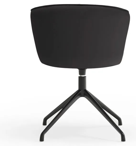 Черни тапицирани трапезни столове в комплект 2 бр. Add – Teulat