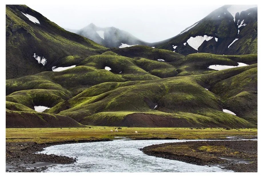 Стъклена картина 120x80 cm Fjallabak – Styler