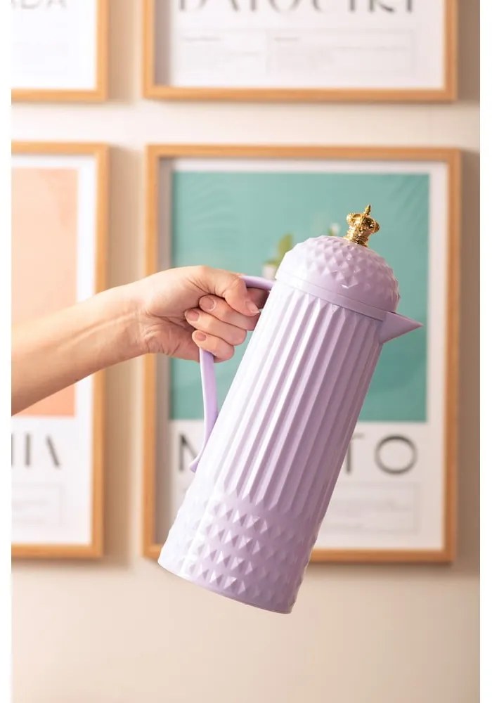 Лилав термос 920 ml Crown – PT LIVING