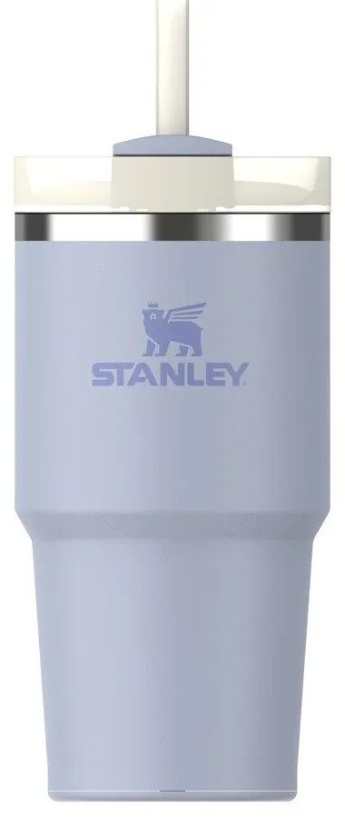 Лилав термос със сламка от неръждаема стомана 600 ml Quencher H2.0 FlowState Tumbler Dew Drop – Stanley