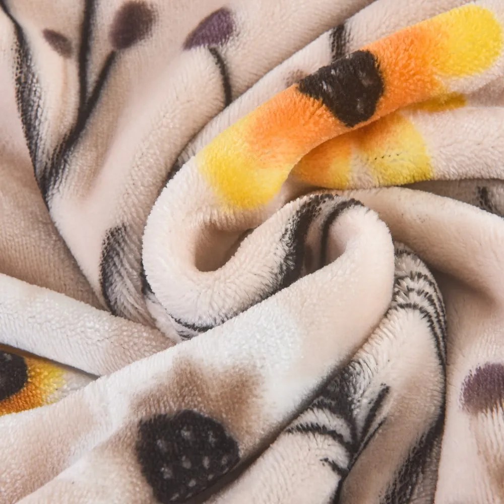 Единично спално бельо от микроплюш 140x200 cm Valentina – My House