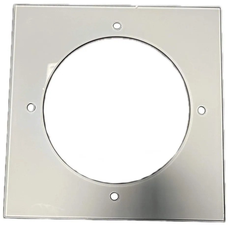 Резервно стъкло за таванен осветител 20x20 см кремаво