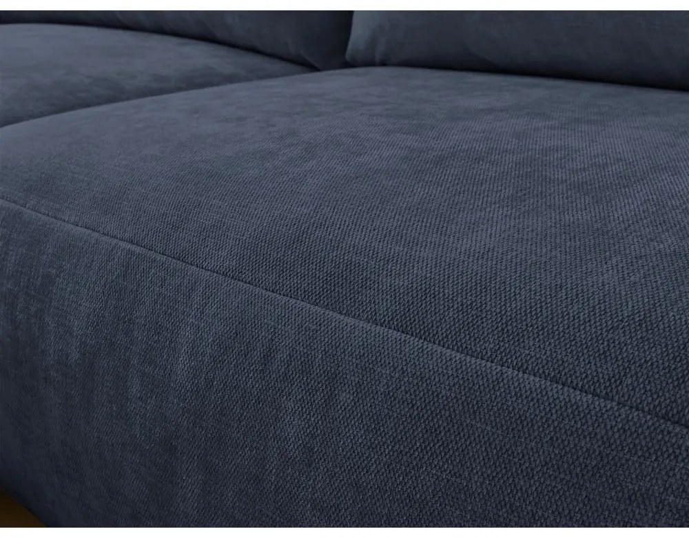 Тъмносин ъглов диван Aden – Bobochic Paris