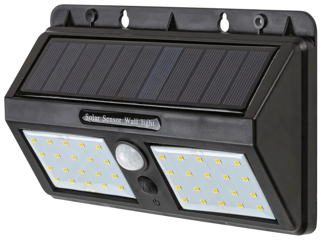 RABALUX Ostrava,външен солар,LED2,4W,черно,сензор - 7881