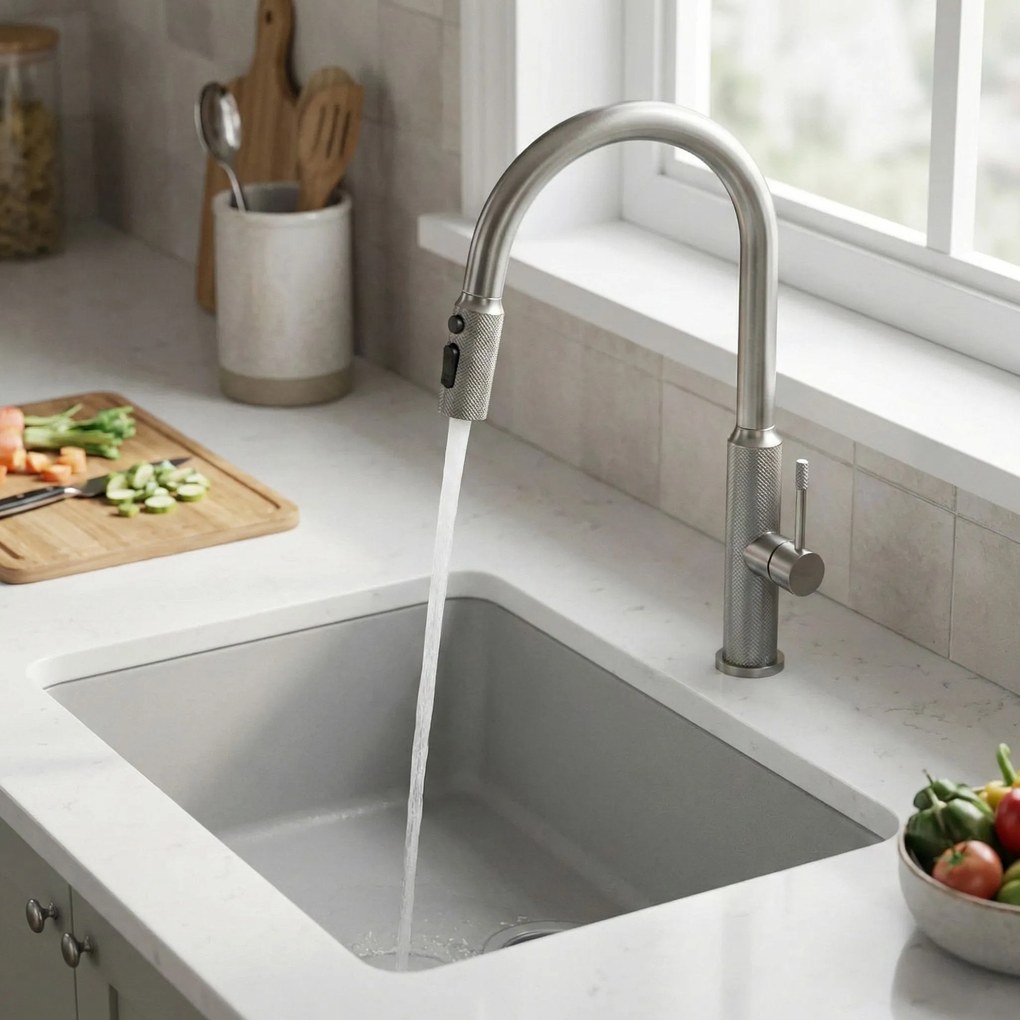 Смесител за кухня Rea Master Brush NickelL