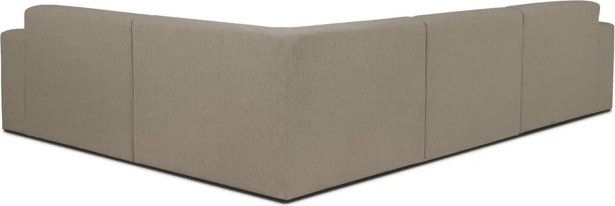 Бежов ъглов диван (десен ъгъл) Roxy - Scandic