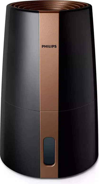 Овлажнител за въздух Philips HU3918/10, До 45 м2, 300 мл/ч, 3 л, 3 степени, Nanocloud, LED дисплей, Нощен режим, Черен
