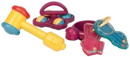 Battat - Комплект бебешки залъгалки 5 броя