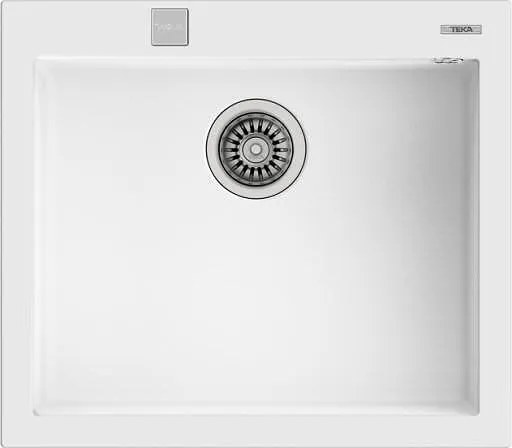 Кухненски умивалник за вграждане ТЕКА гранит Forsquare 50.40 TG, бял