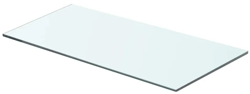 3051565 vidaXL Рафтове, 2 бр, панели прозрачно стъкло, 60x25 см