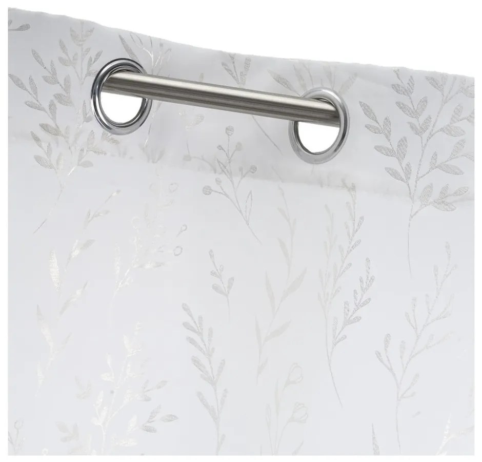 Бяло-сребриста завеса 140x260 cm Buds – Casa Selección