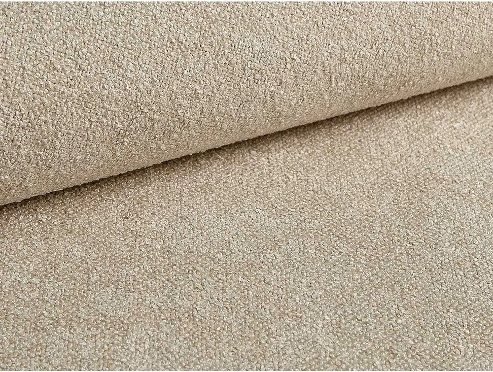 Бежово тапицирано двойно легло с място за съхранение и включена подматрачна рамка 180x200 cm Eric – Micadoni