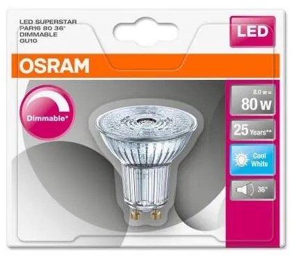 LED Демируема крушка GU10/8W/230V 4000K - Osram