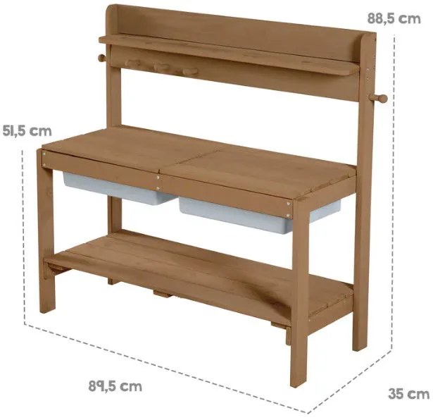 Пясъчна пейка Tabletop Plus-Естествено