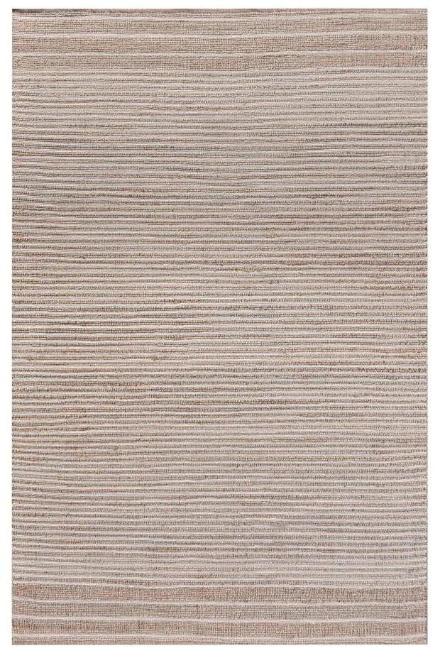 Бежов килим от юта 200x300 cm Malda - House Nordic