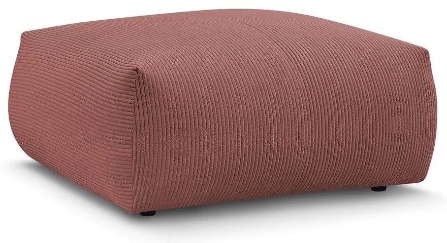 Светлорозова табуретка от рипсено кадифе Voltaire – Bobochic Paris