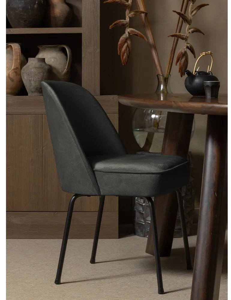 Тъмнозелени кадифени трапезни столове в комплект 2 бр. Vogue – WOOOD