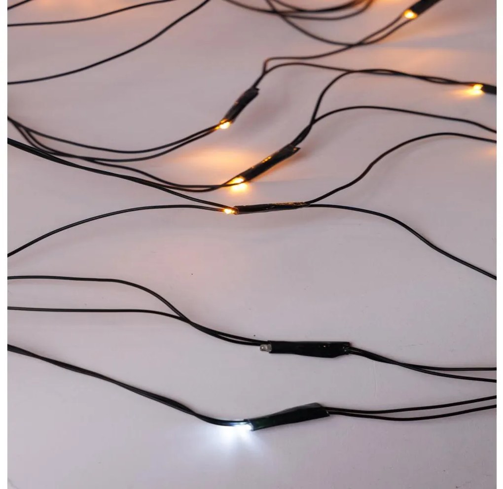 LED външен коледен завеса NET 240xLED/7,2W/230V 1,5x2 м IP44 топла бяла