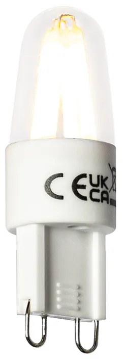 Комплект от 5 LED крушки G9 с филамент 1.8W 170lm 2300K