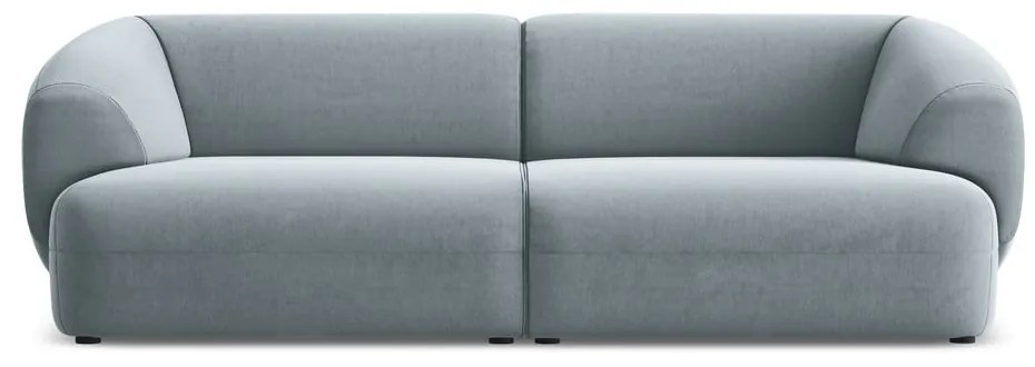 Светлосин кадифен диван 232 cm Moana – Makamii