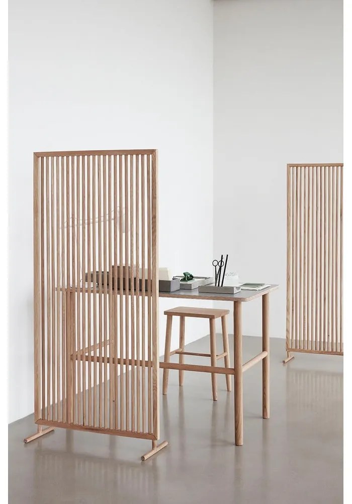 Екран от дъбово дърво Divide - Hübsch