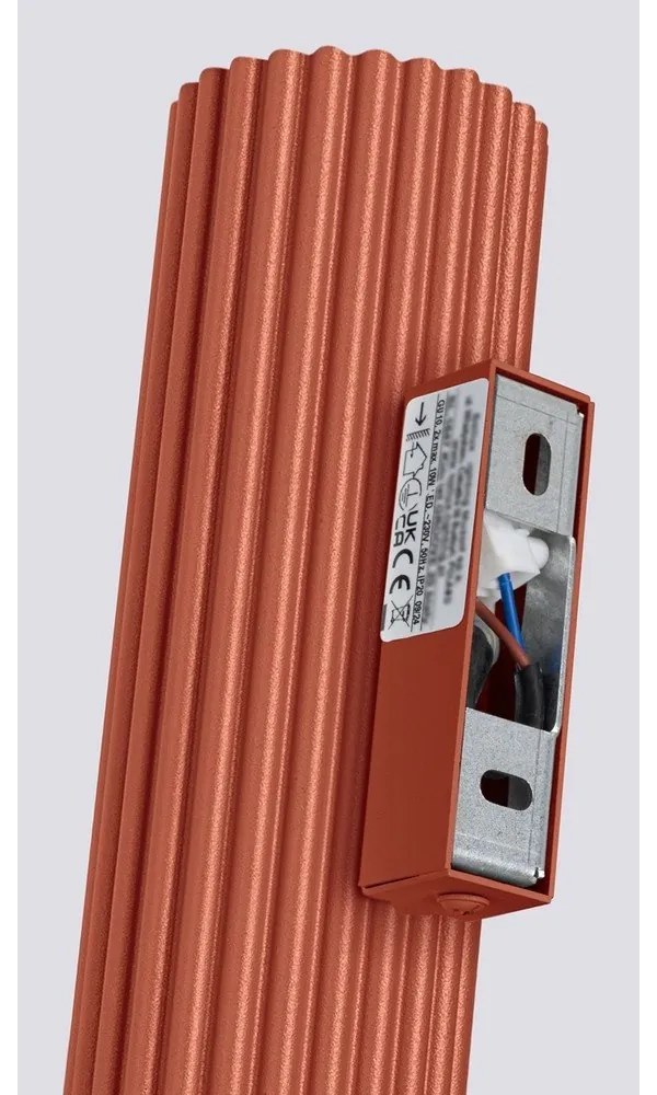 Стенна лампа в тухлен цвят Gleam – Sollux