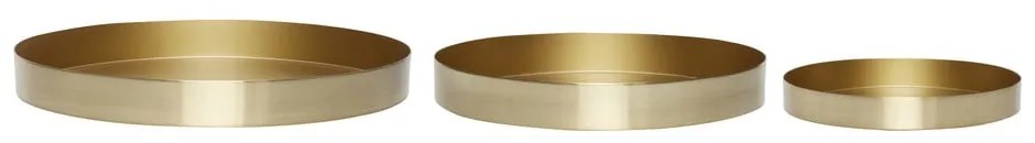 Метални декоративни подноси 3 бр. ø 33 cm Embrace – Hübsch