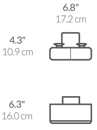 Самозадържащ се метален държач за гъби Slim - simplehuman