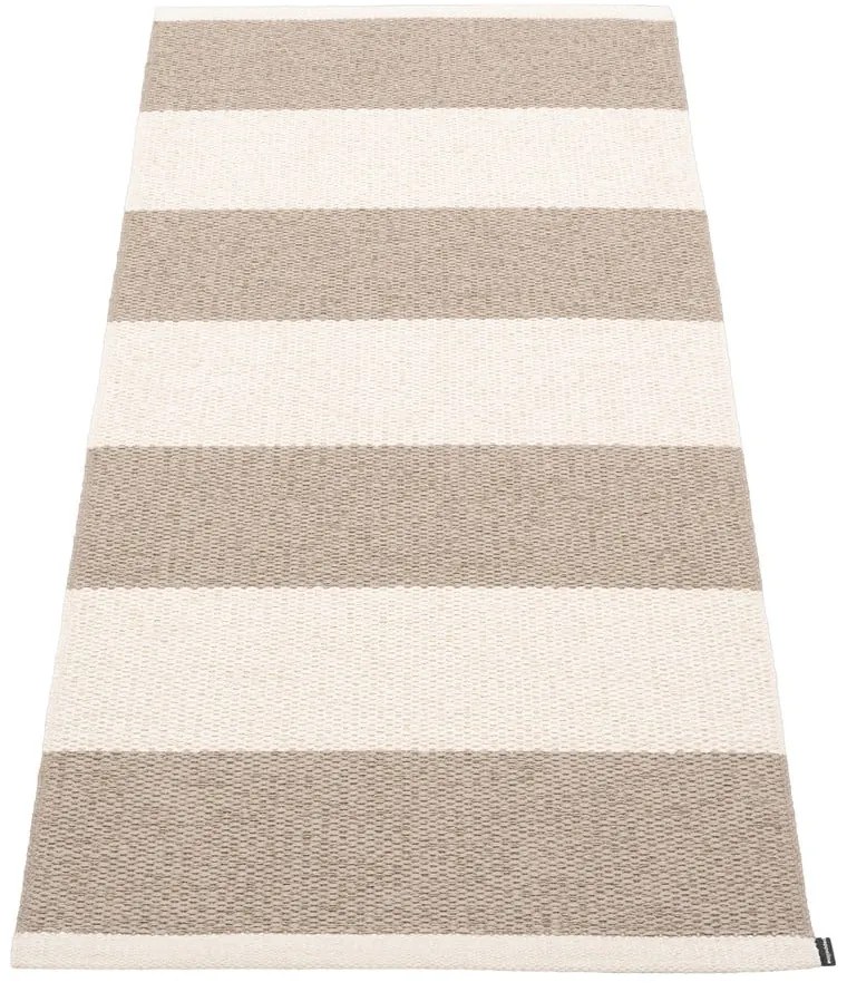 Бежова и кремава пътека за открито и закрито 70x150 cm Bob Mud Vanilla – Pappelina